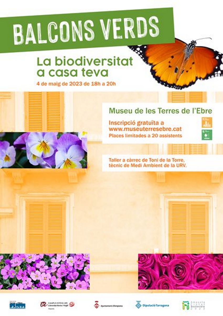 Balcons verds. La biodiversitat a casa teva