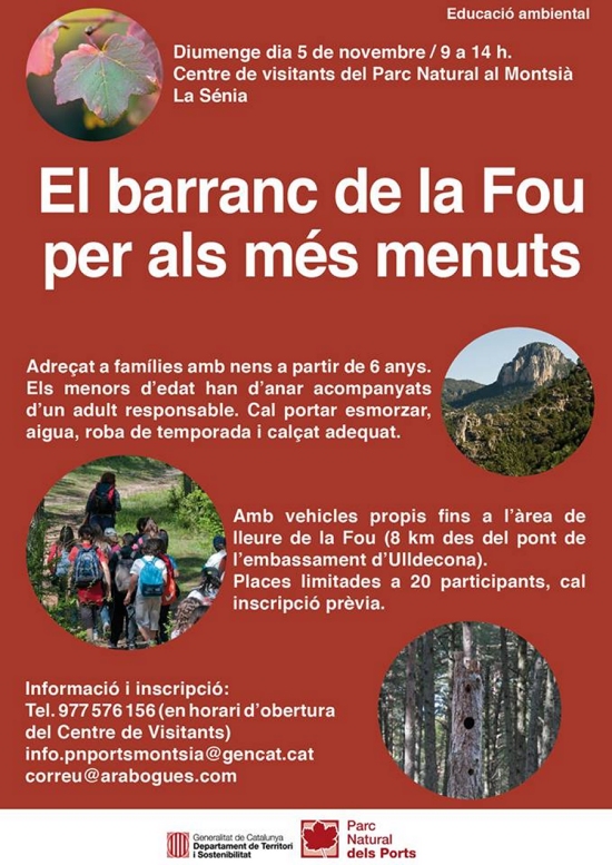 El barranc de la Fou per als ms menuts