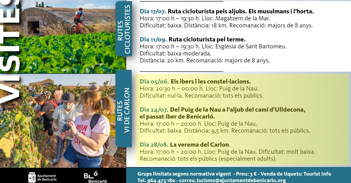 Rutas Vi de Carlon: Del Puig de la Nau al aljibe del camino de Ulldecona, el pasado iber de Benicarl