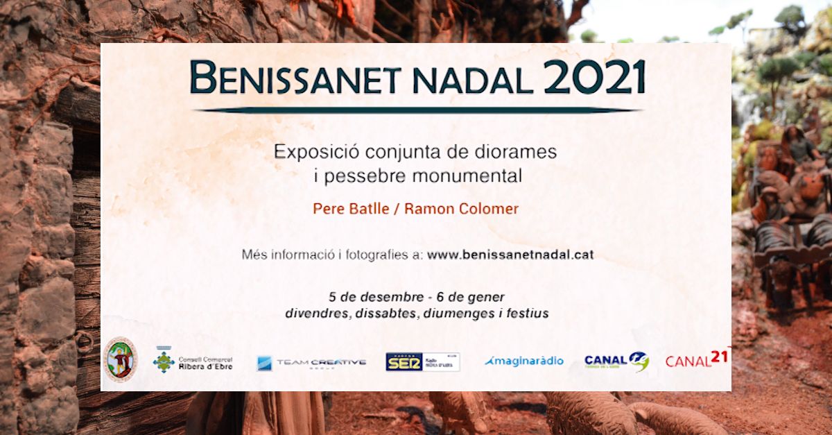 Benissanet 2021. Exposicin conjunta de dioramas de Nadal