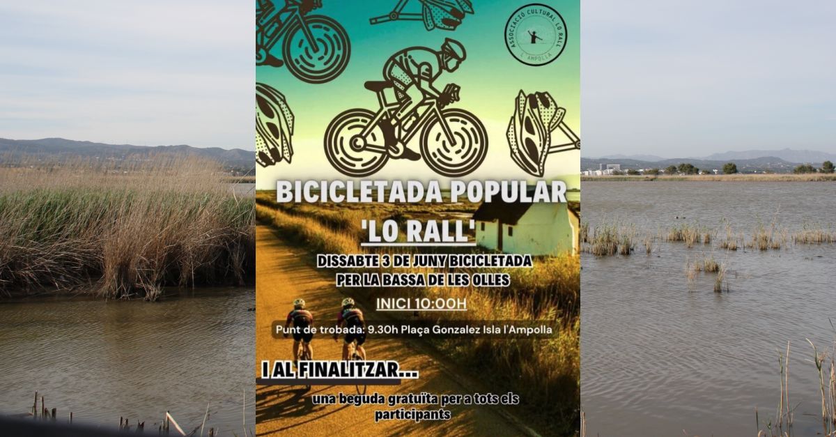 Bicicletada popular Lo Rall por la balsa de les Olles