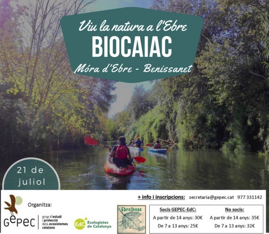 Biocaiac al riu Ebre