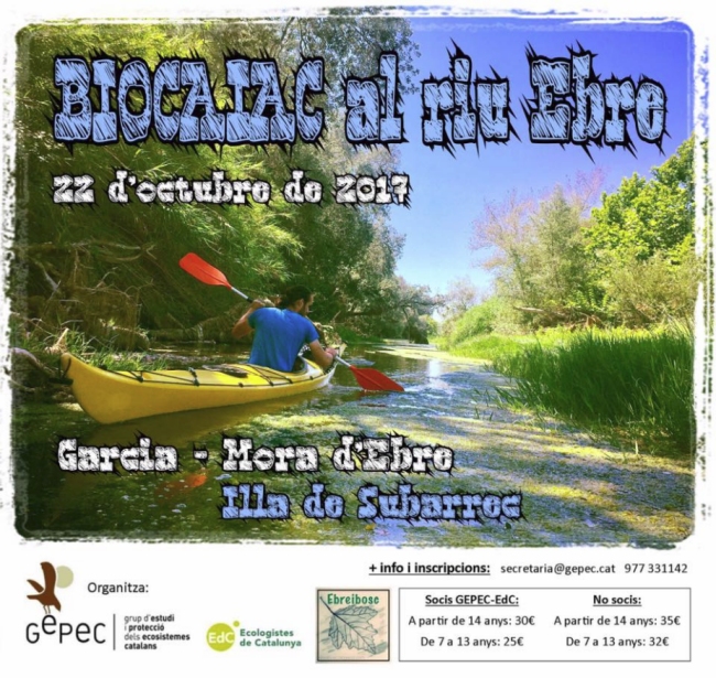 Biocaiac al riu Ebre: Garcia-Mra dEbre, Illa de Subarrec