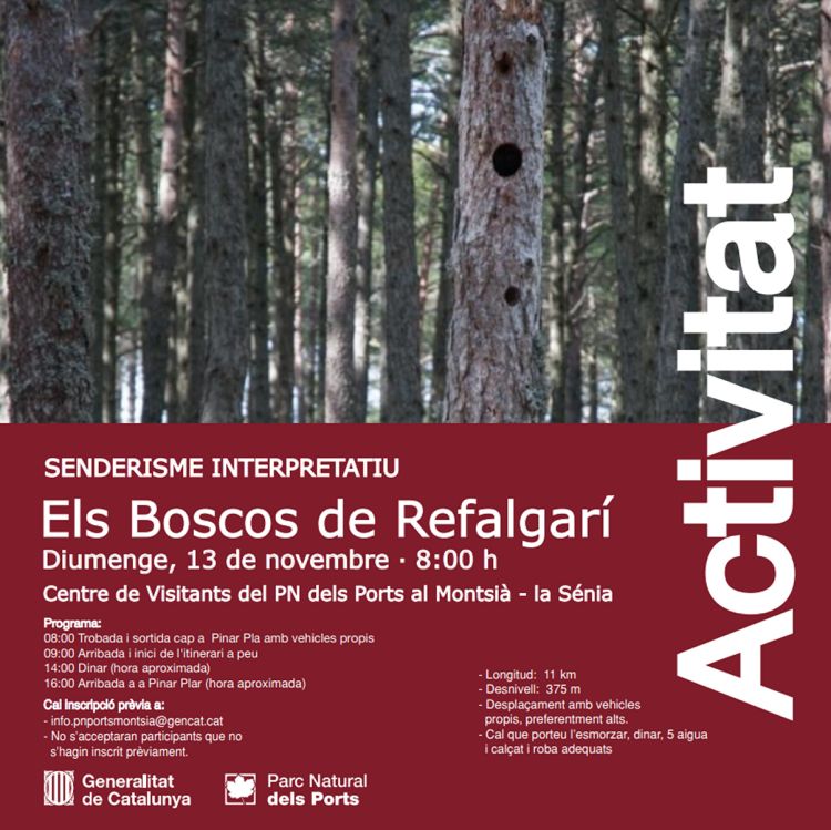 Senderisme interpretatiu: Els Boscos de Refalgar - reprogramada al 20 de novembre