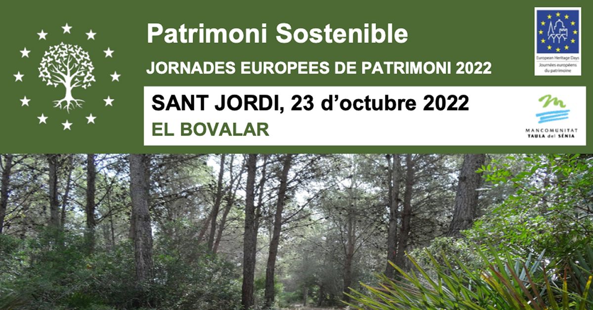 JEP2022 - Recorrido circular a pie del paraje natural del Bovalar de Sant Jordi