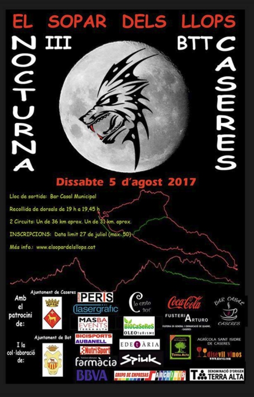 III Nocturna BTT El sopar dels llops