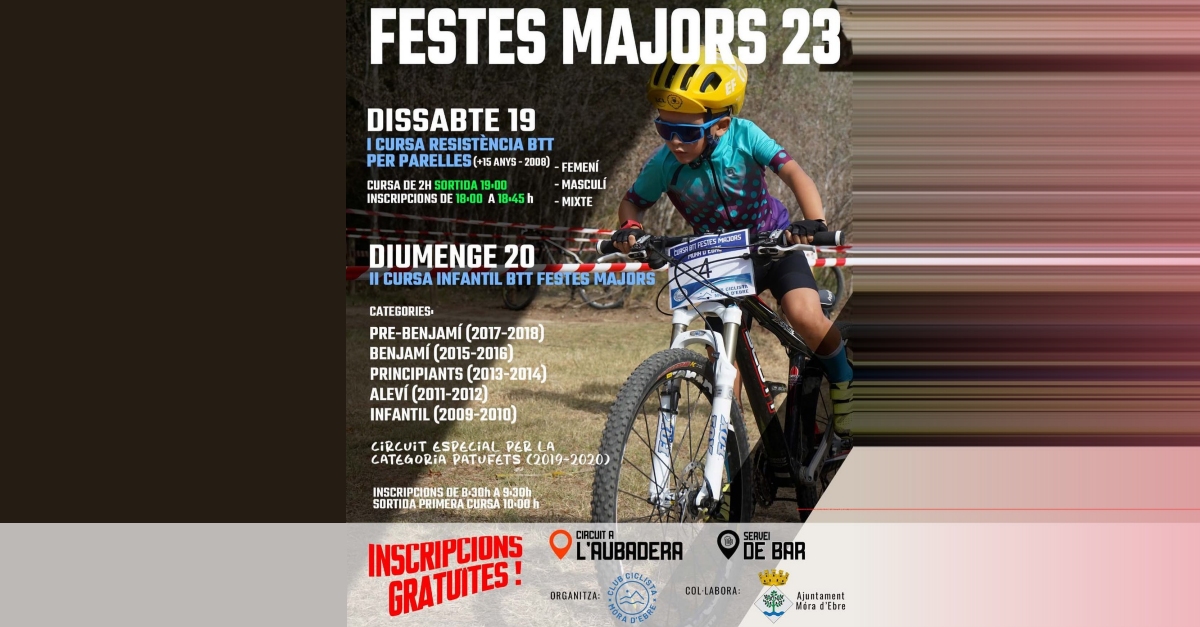 2a Cursa infantil BTT Festes Majors