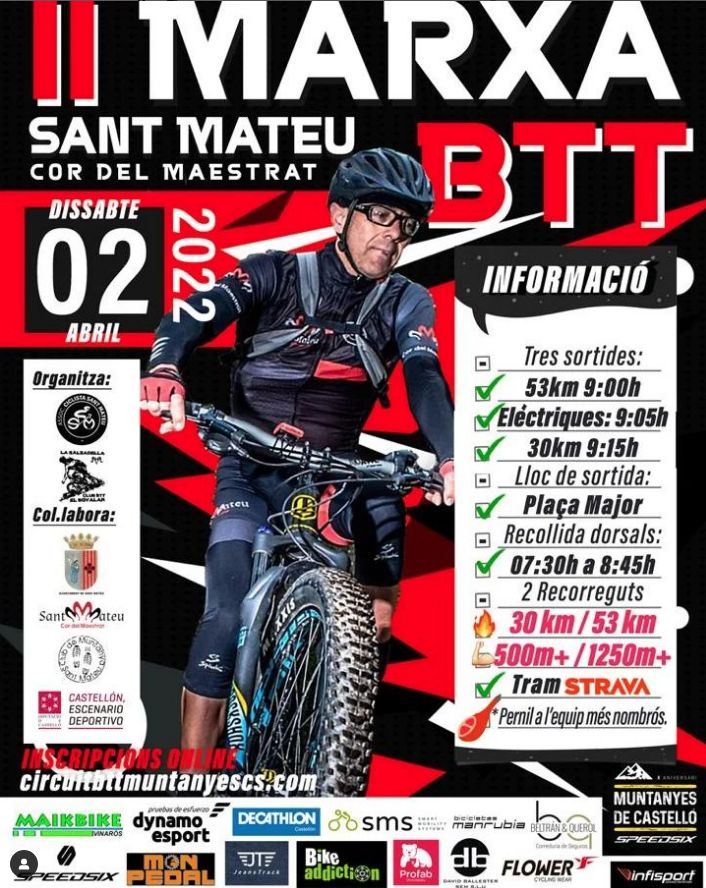 Cursa BTT Sant Mateu