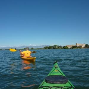 Illes de Grcia i Sapinya en caiac (riu Ebre)