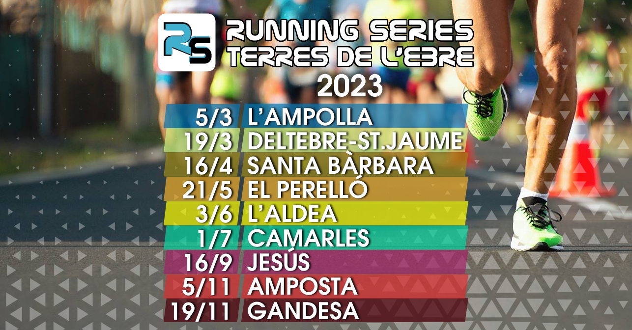 Presentat el calendari Running Series Terres de l’Ebre 2023 | EbreActiu.cat, revista digital d’oci actiu | Terres de l’Ebre ...