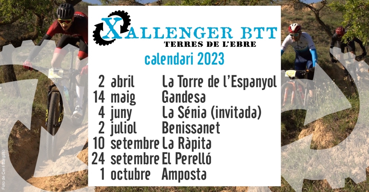 Presentat el calendari Xallenger BTT Terres de l’Ebre 2023 | EbreActiu.cat, revista digital d’oci actiu | Terres de l’Ebre ...