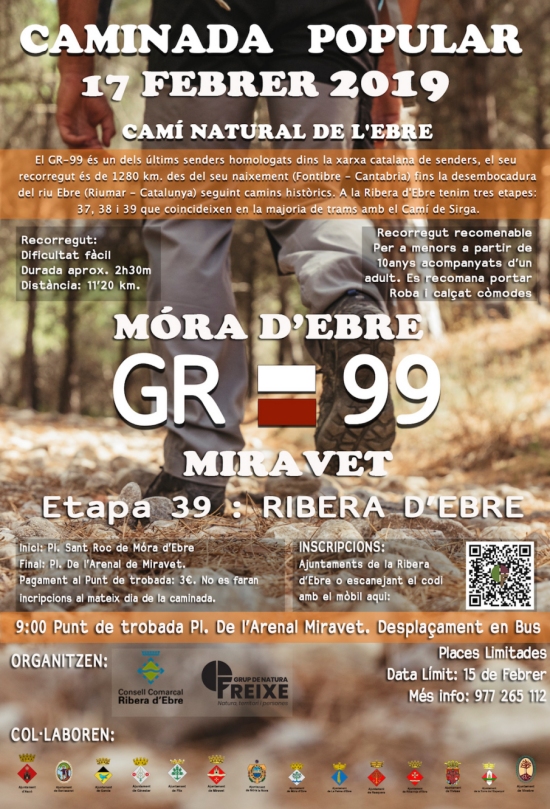 Caminada popular GR-99. Etapa 39. Mra dEbre-Miravet