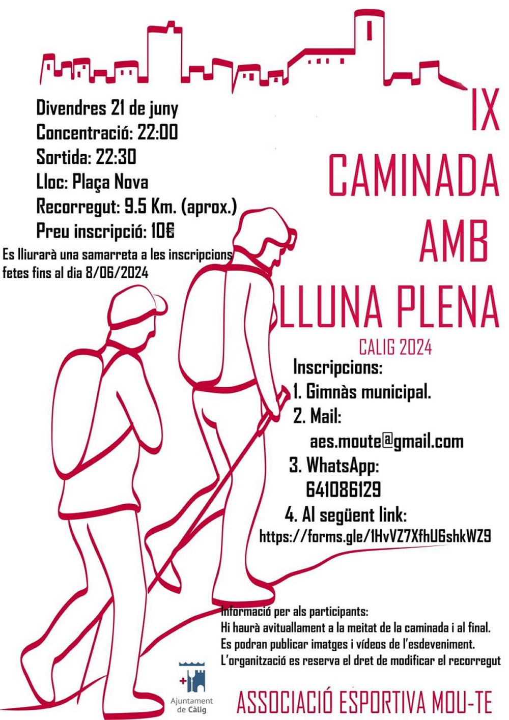 IX Caminada amb lluna plena 