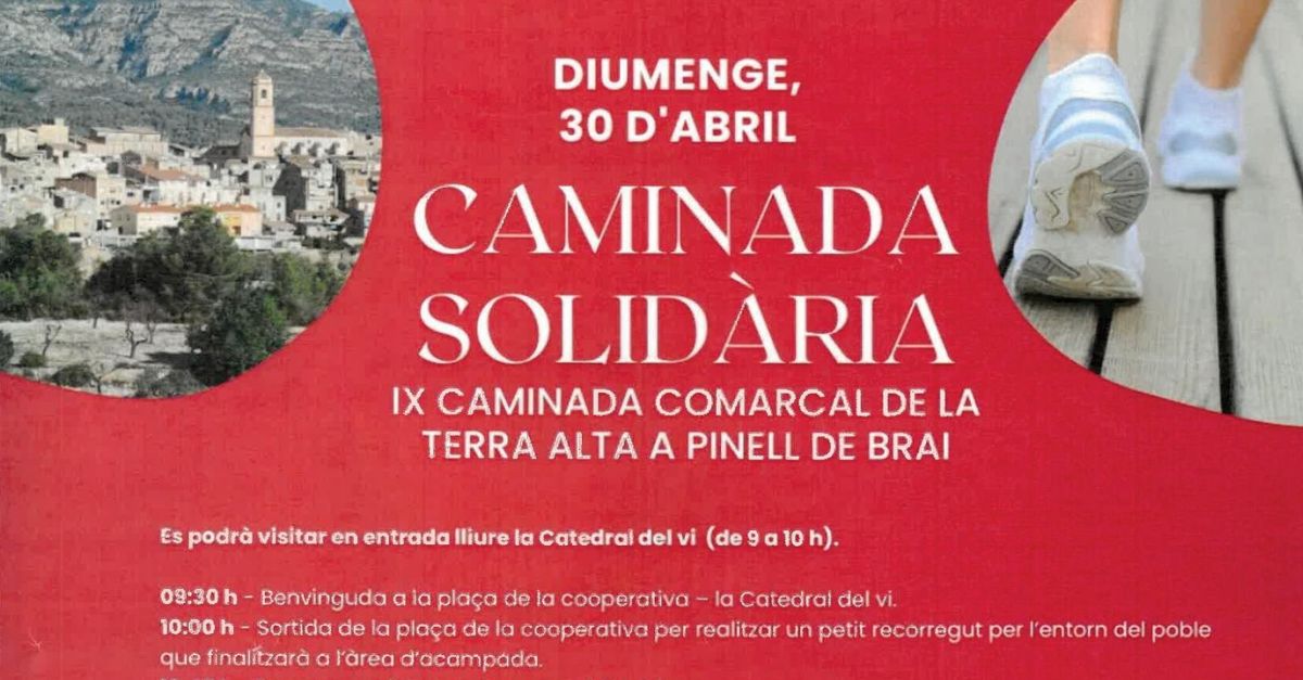 IX Caminata comarcal de la Terra Alta en el Pinell de Brai