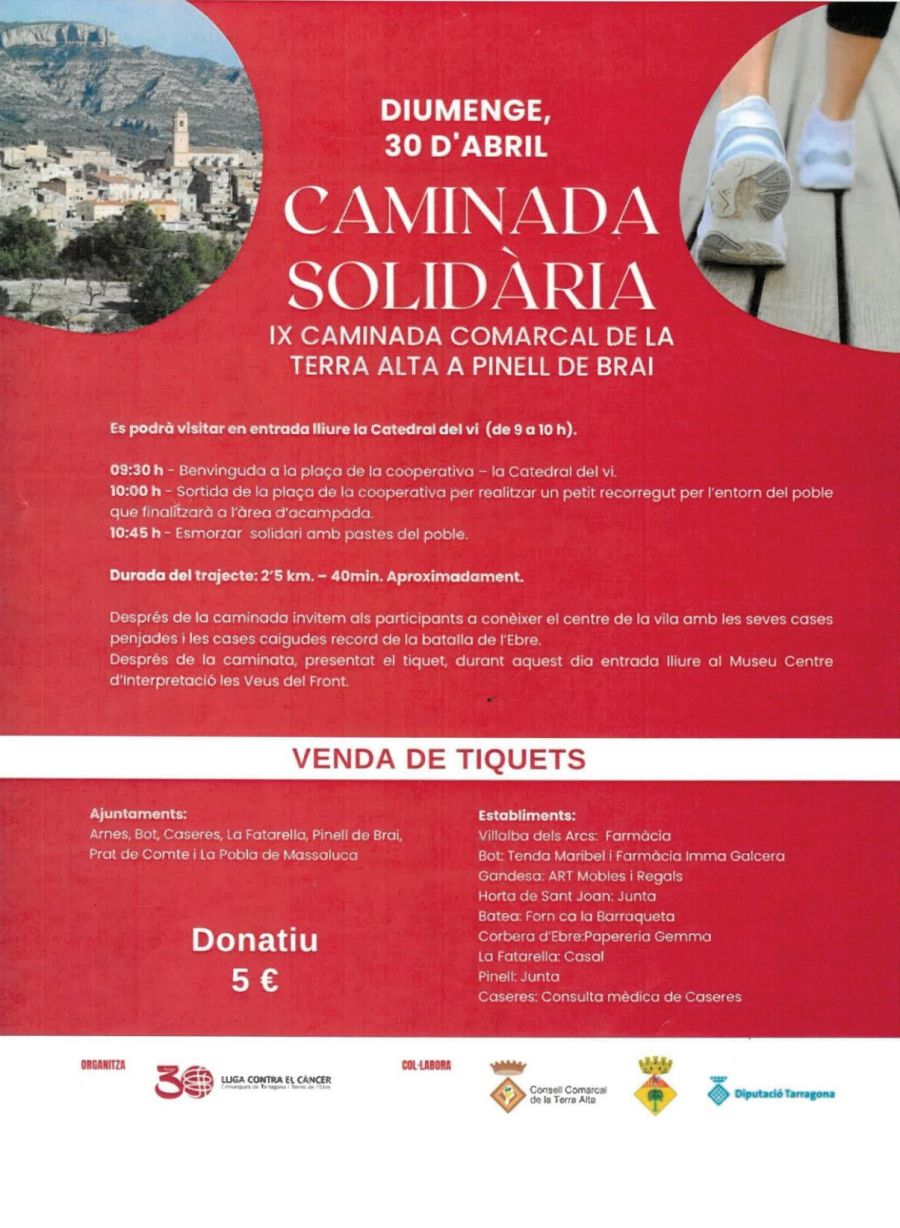 IX Caminada comarcal de la Terra Alta al Pinell de Brai