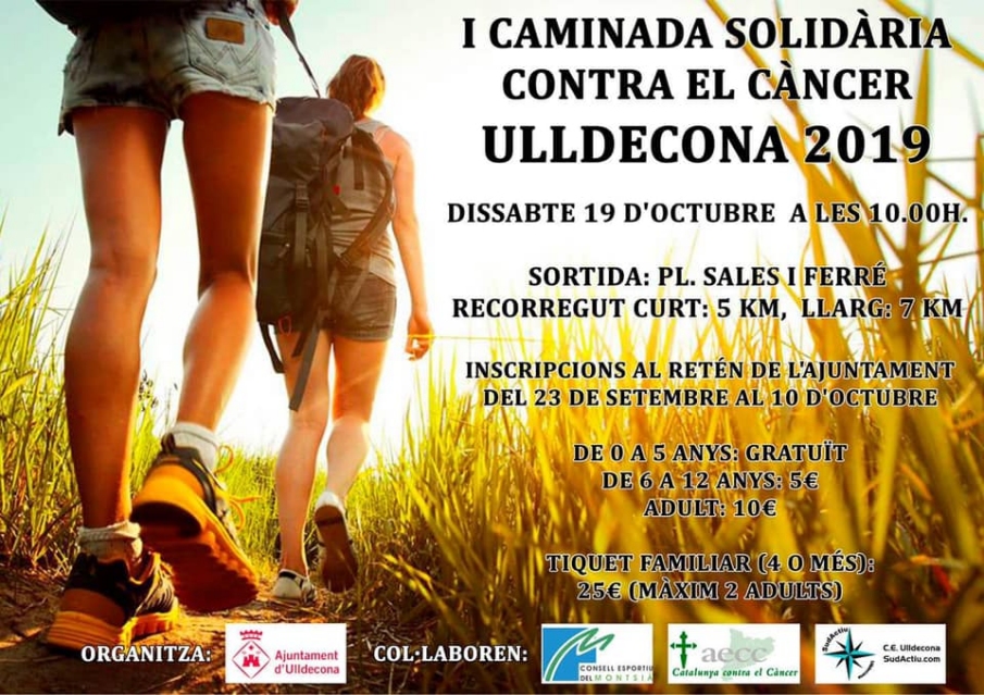 I Caminada solidria contra el cncer Ulldecona