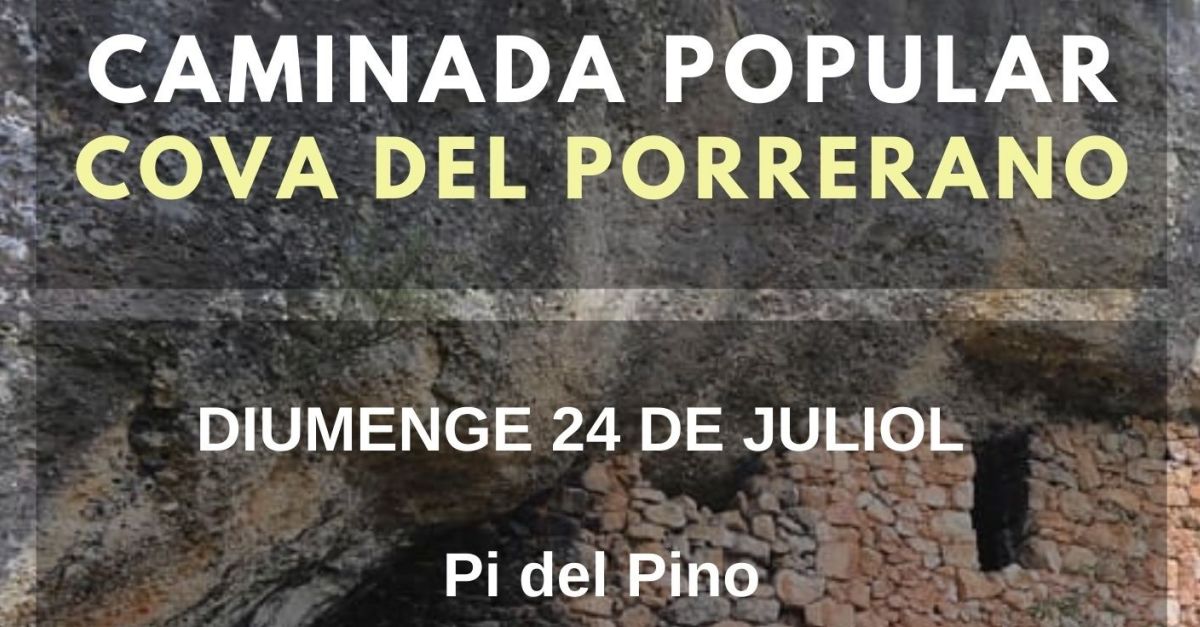 Rutas de senderismo a la Palma dEbre: Ruta Cova del Porrerano