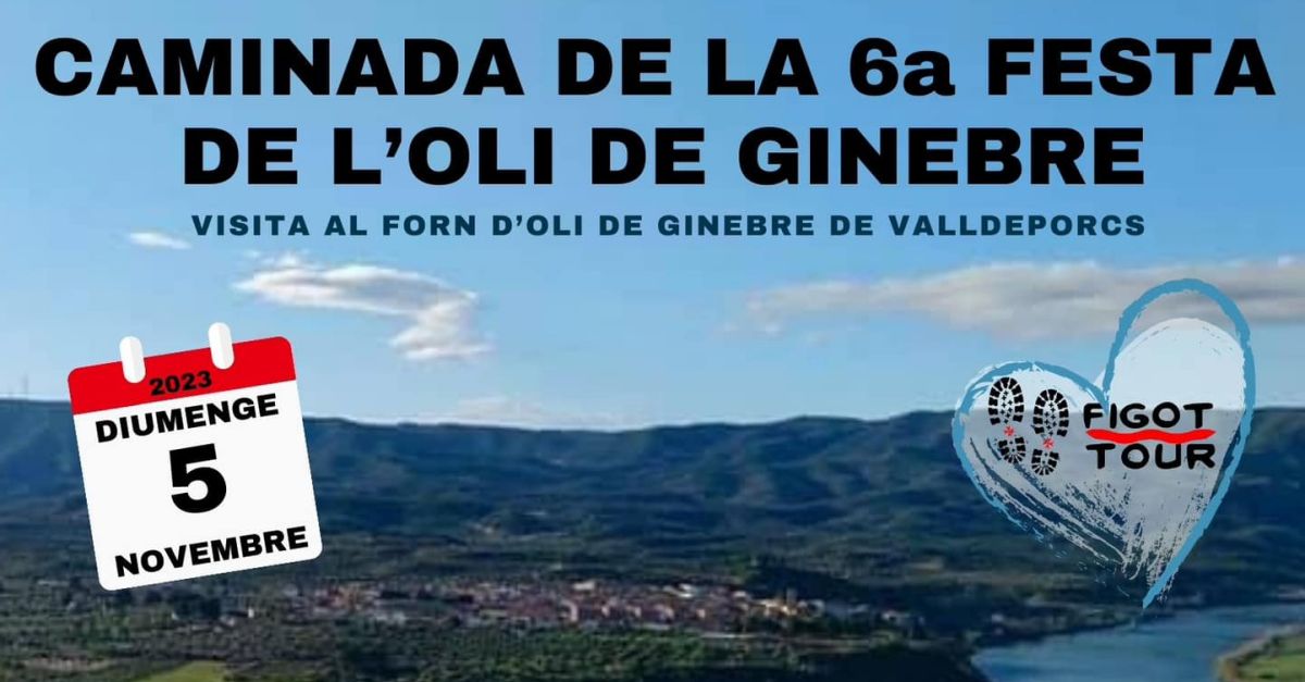 Caminada de la 6a Festa de lOli de Ginebre i 2n aniversari del 56 Dia del Cam de Muntanya