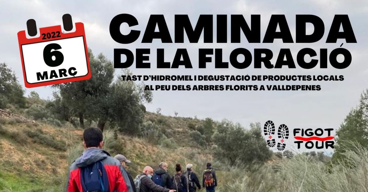 Caminata de la floracin en Riba-roja dEbre