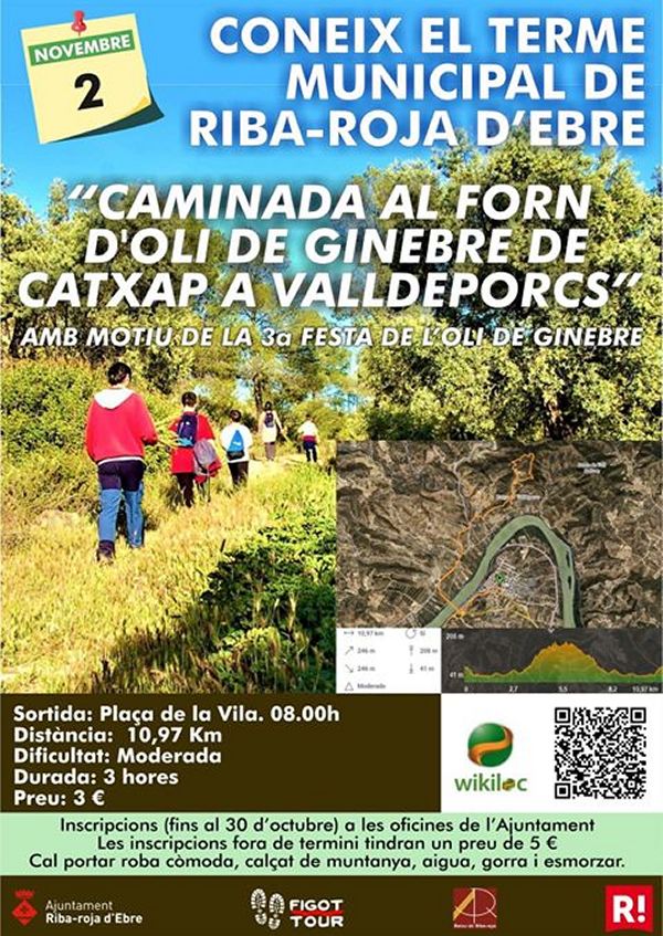 Caminada al forn doli de ginebre, de Catxap a Valldeporcs