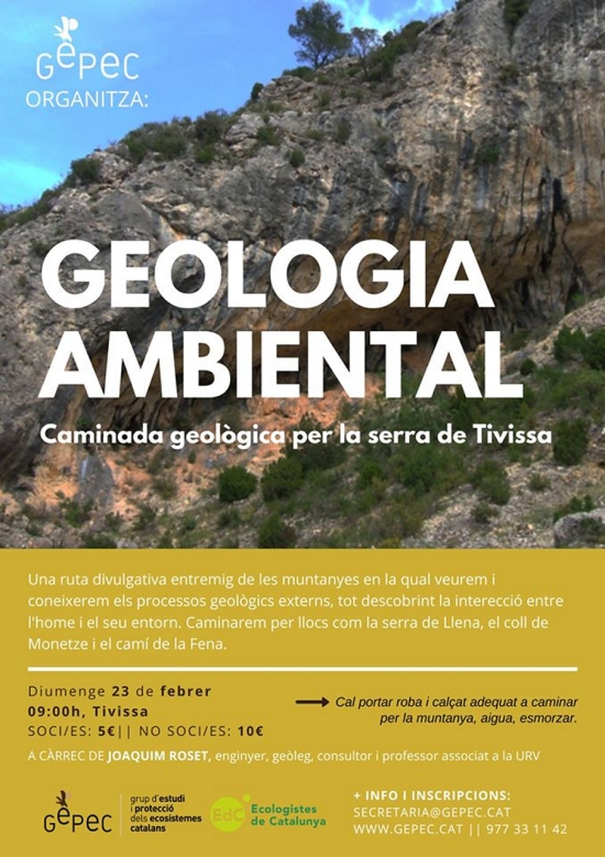 Caminada geolgica per la serra de Tivissa