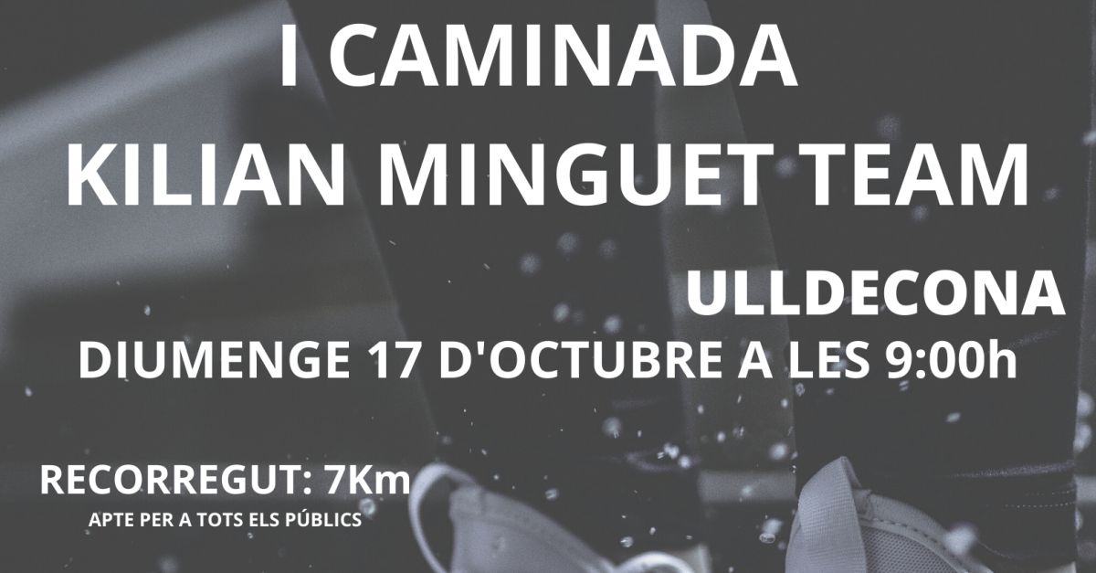 I Caminata Kilian Minguet Team Ulldecona 