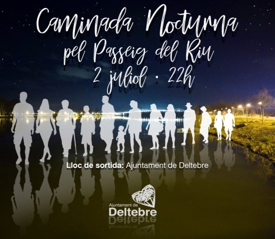 Caminada nocturna pel Passeig del Riu