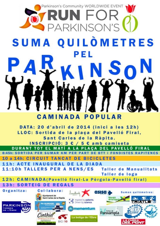 Caminada popular: suma quilmetres pel Parkinson