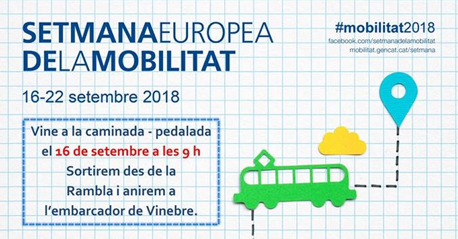 Caminada-pedalada. Setmana Europea de la Mobilitat