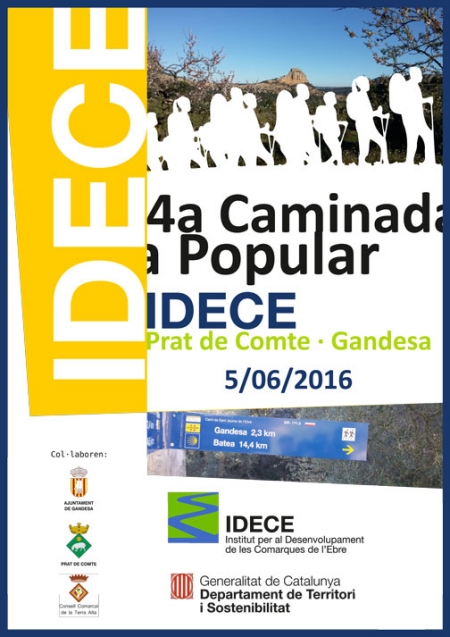 4a Caminada popular IDECE. Prat de Comte-Gandesa