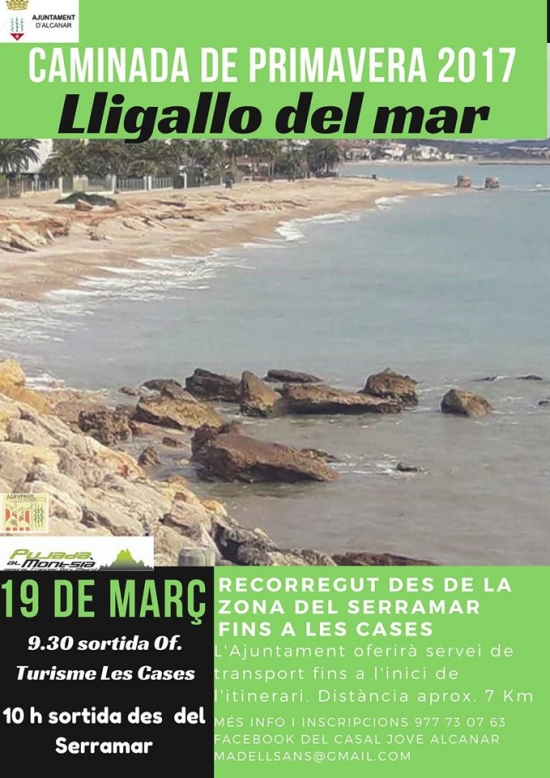 Caminada de primavera 2017  Lligallo del mar