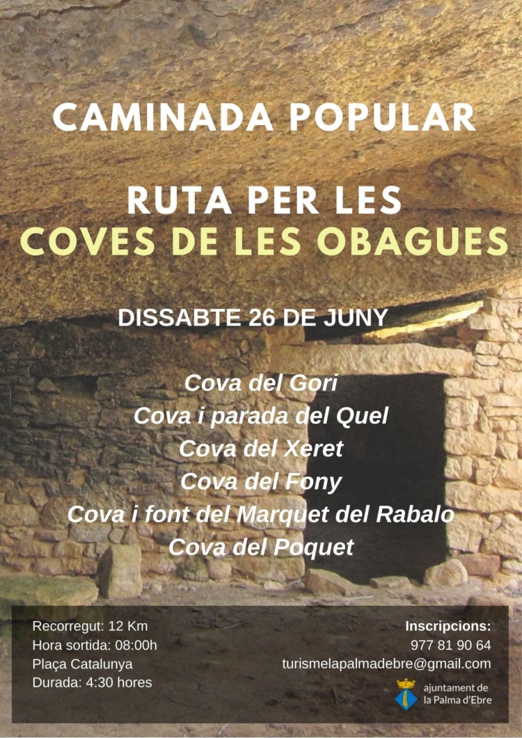 Ruta per les coves de les Obagues