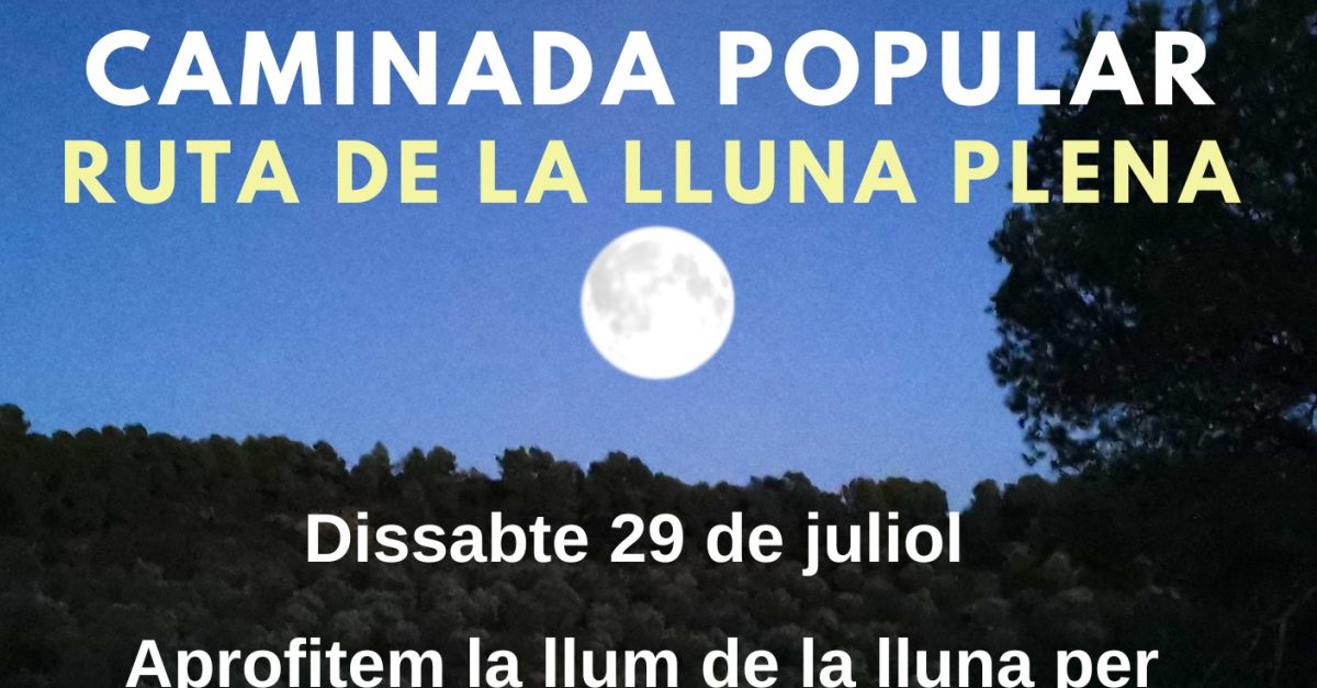 Caminata popular Ruta de la luna llena