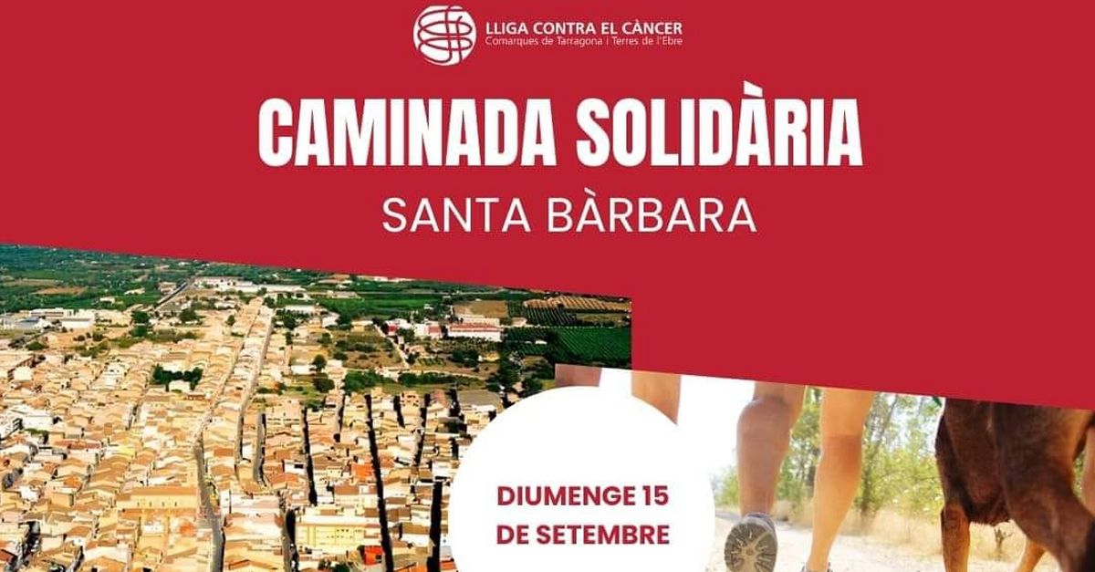 Caminada solidria a Santa Brbara