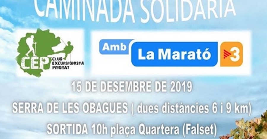 Caminata solidaria a la Serra de les Obagues