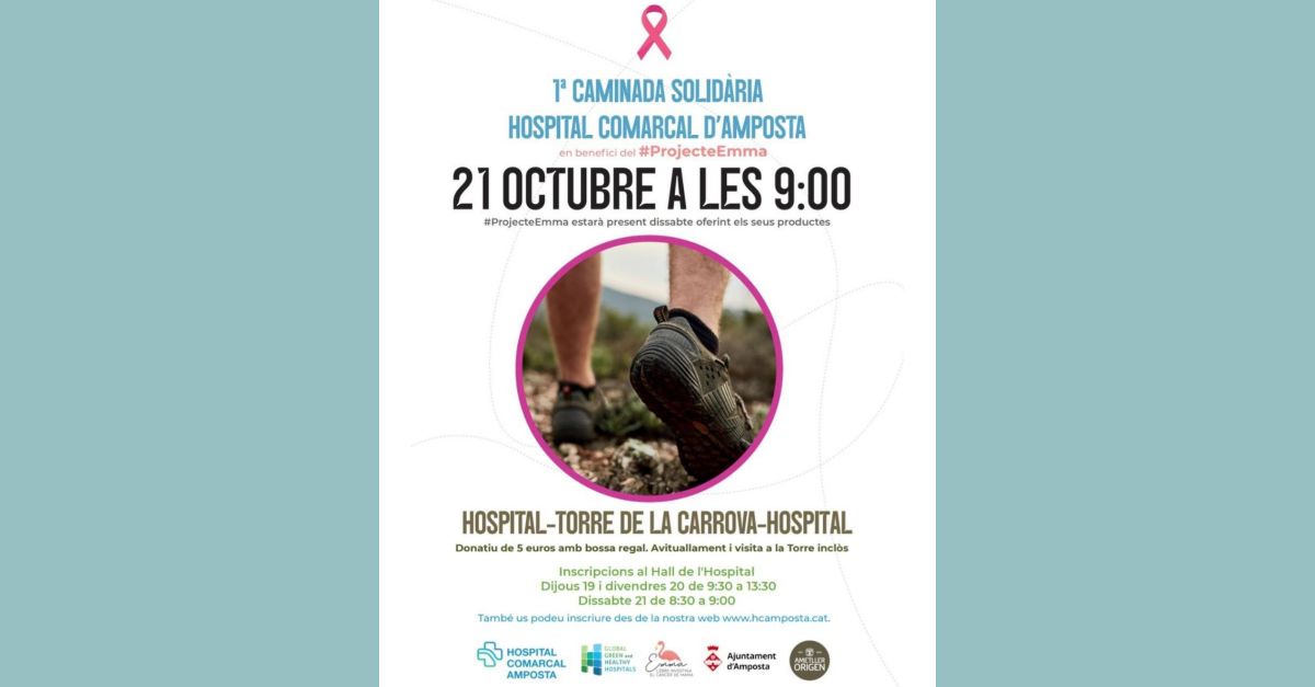 1a Caminata solidaria Hospital Comarcal dAmposta