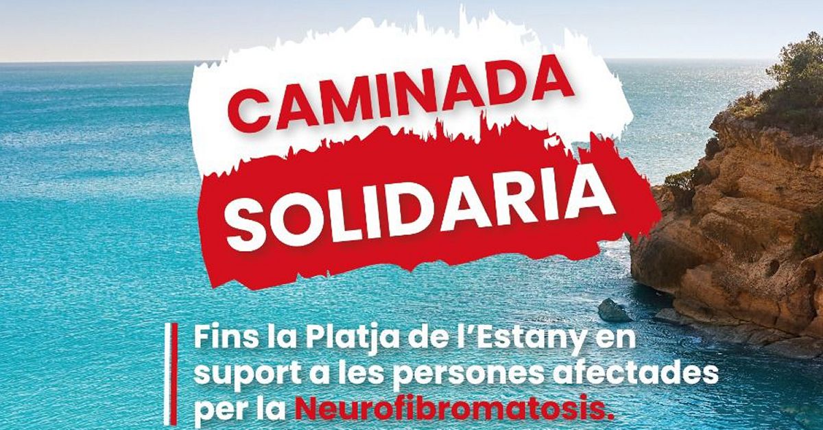 Caminata solidaria hasta la playa del Estany