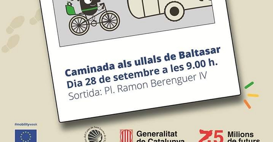 Caminada del Dia de la Mobilitat als Ullals de Baltasar