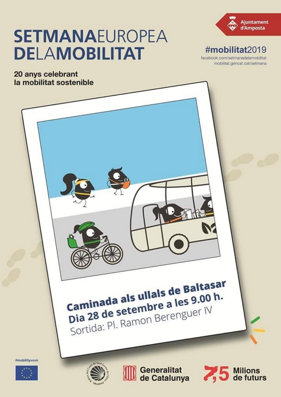 Caminada del Dia de la Mobilitat als Ullals de Baltasar