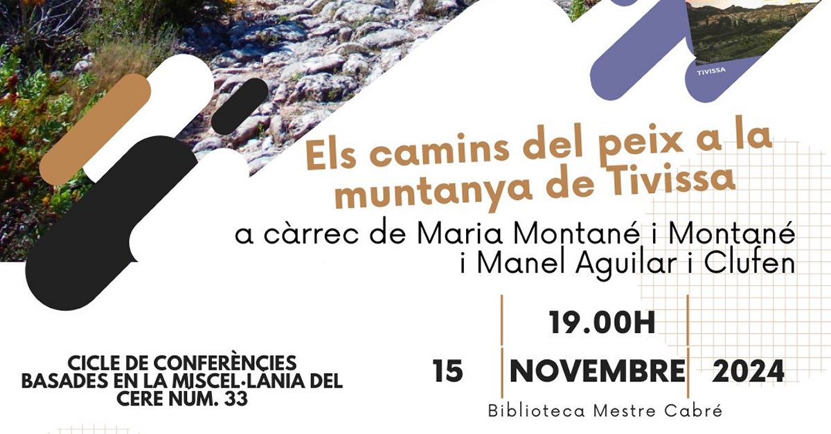 Conferencia: Els camins del peix a la muntanya de Tivissa