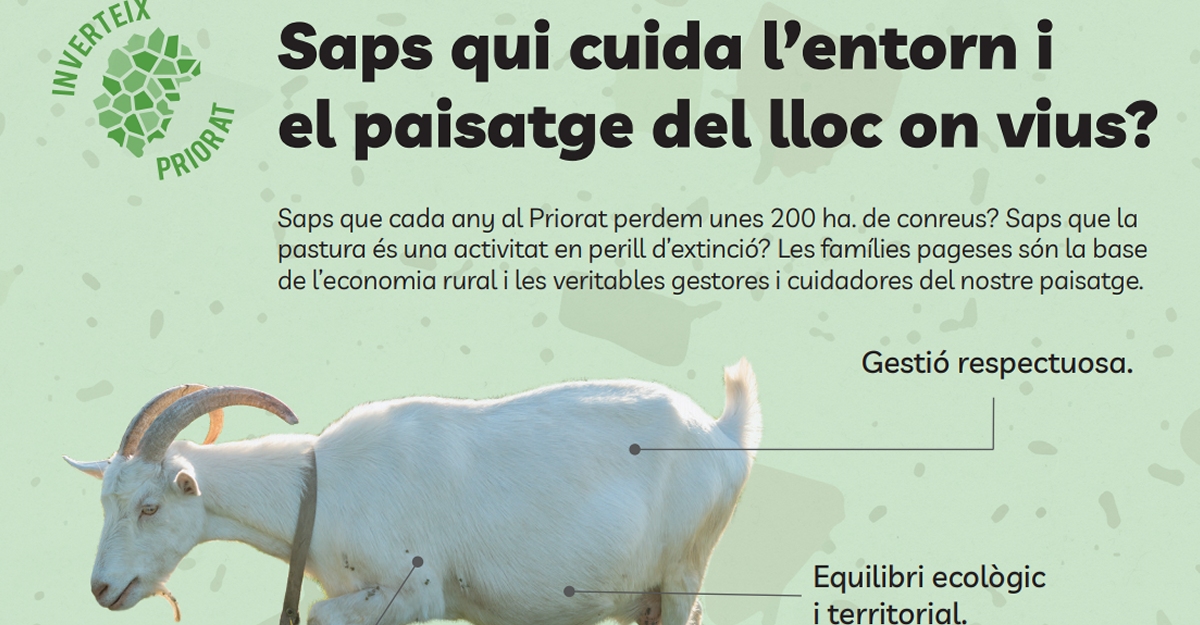 El Priorat engega una campanya de sensibilitzaci alimentria i consum responsable | EbreActiu.cat, revista digital d’oci actiu | Terres de l’Ebre ...