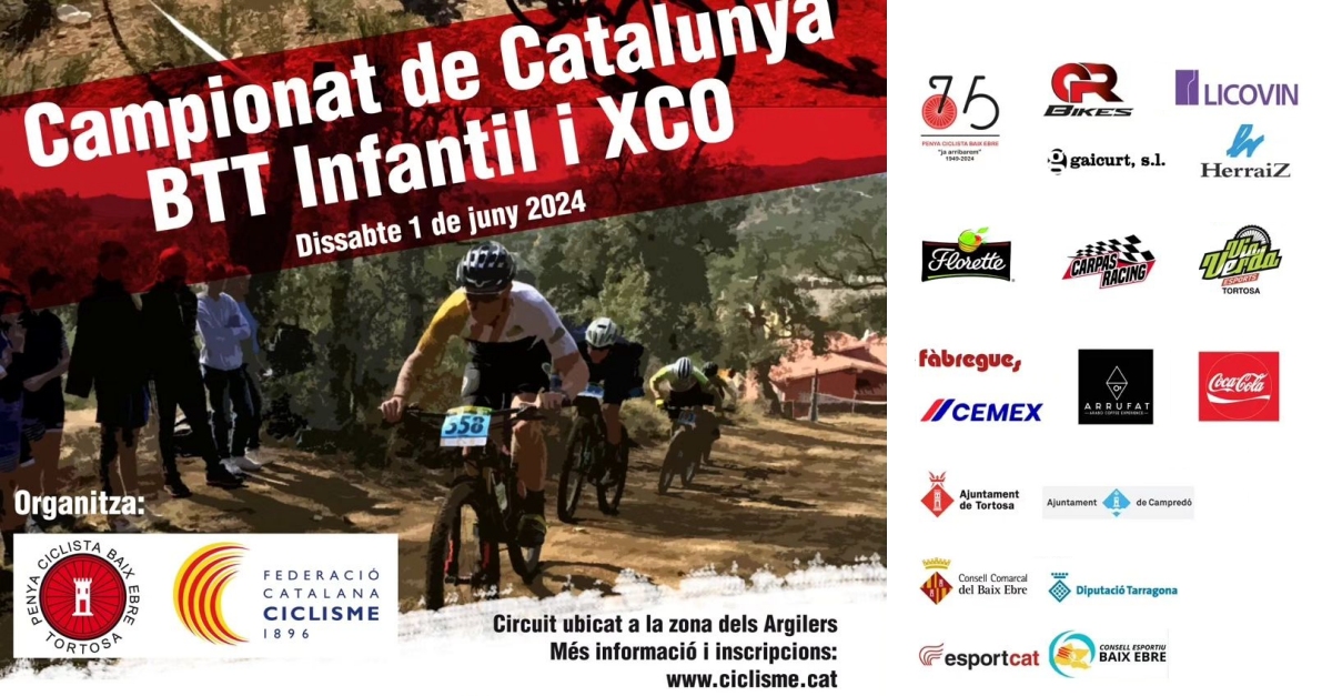 Campionat de Catalunya BTT infantil i XCO