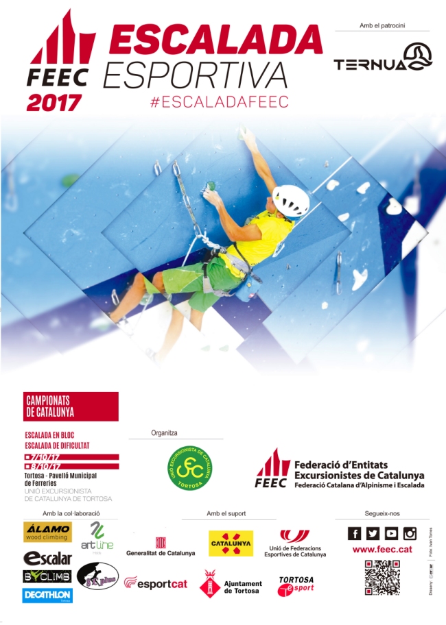 Campionats de Catalunya descalada en bloc i de dificultat