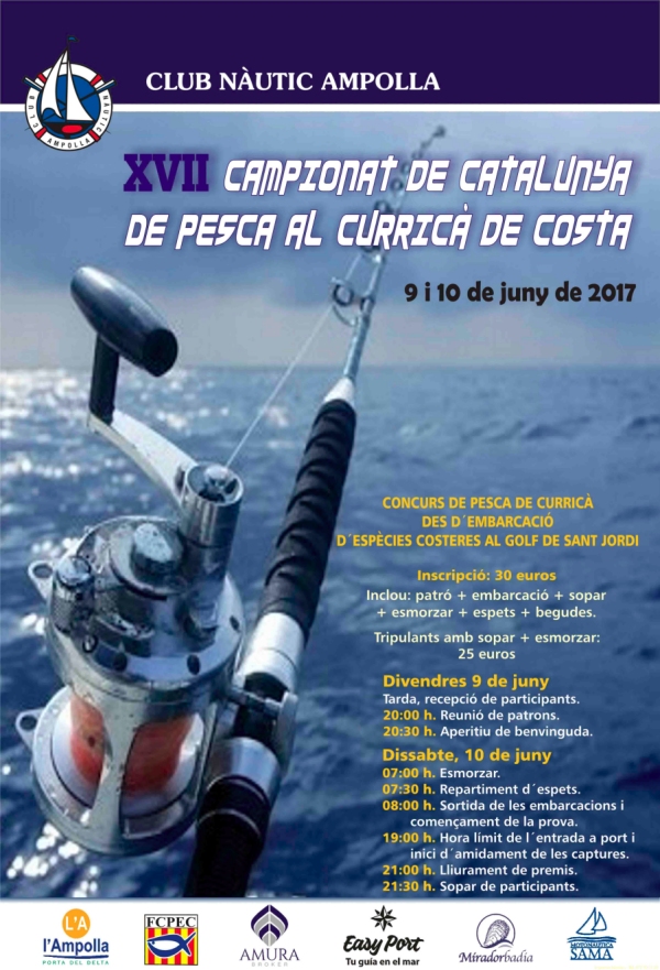 XVII Campionat de Catalunya de Pesca al curric de costa