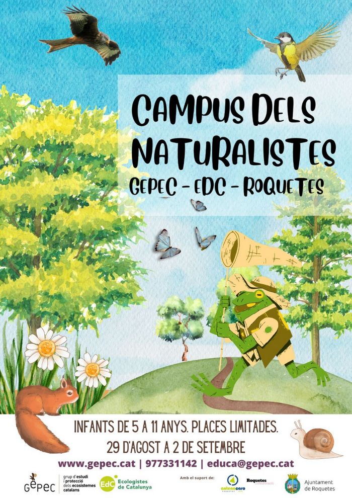 Campus dels Naturalistes del GEPEC-EdC a Roquetes