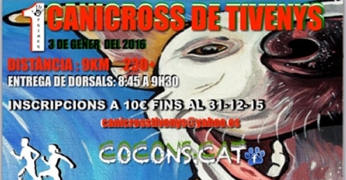 1r Canicross de Tivenys