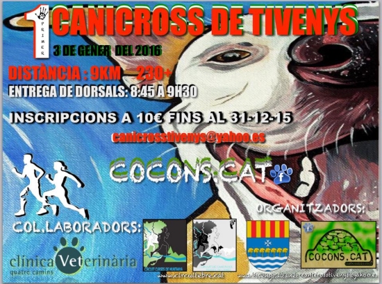 1r Canicross de Tivenys