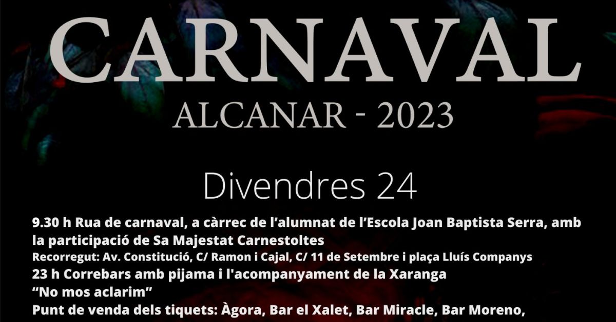 Carnaval Alcanar 2023