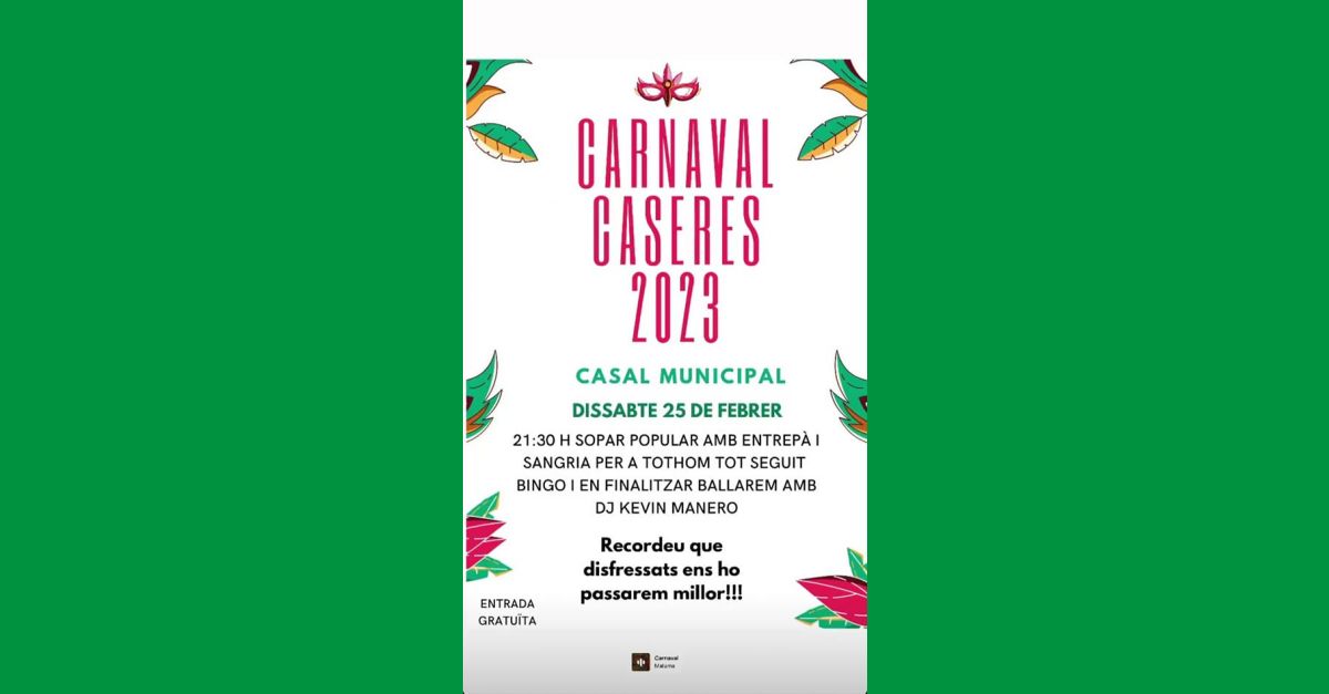 Carnaval Caseres 2023