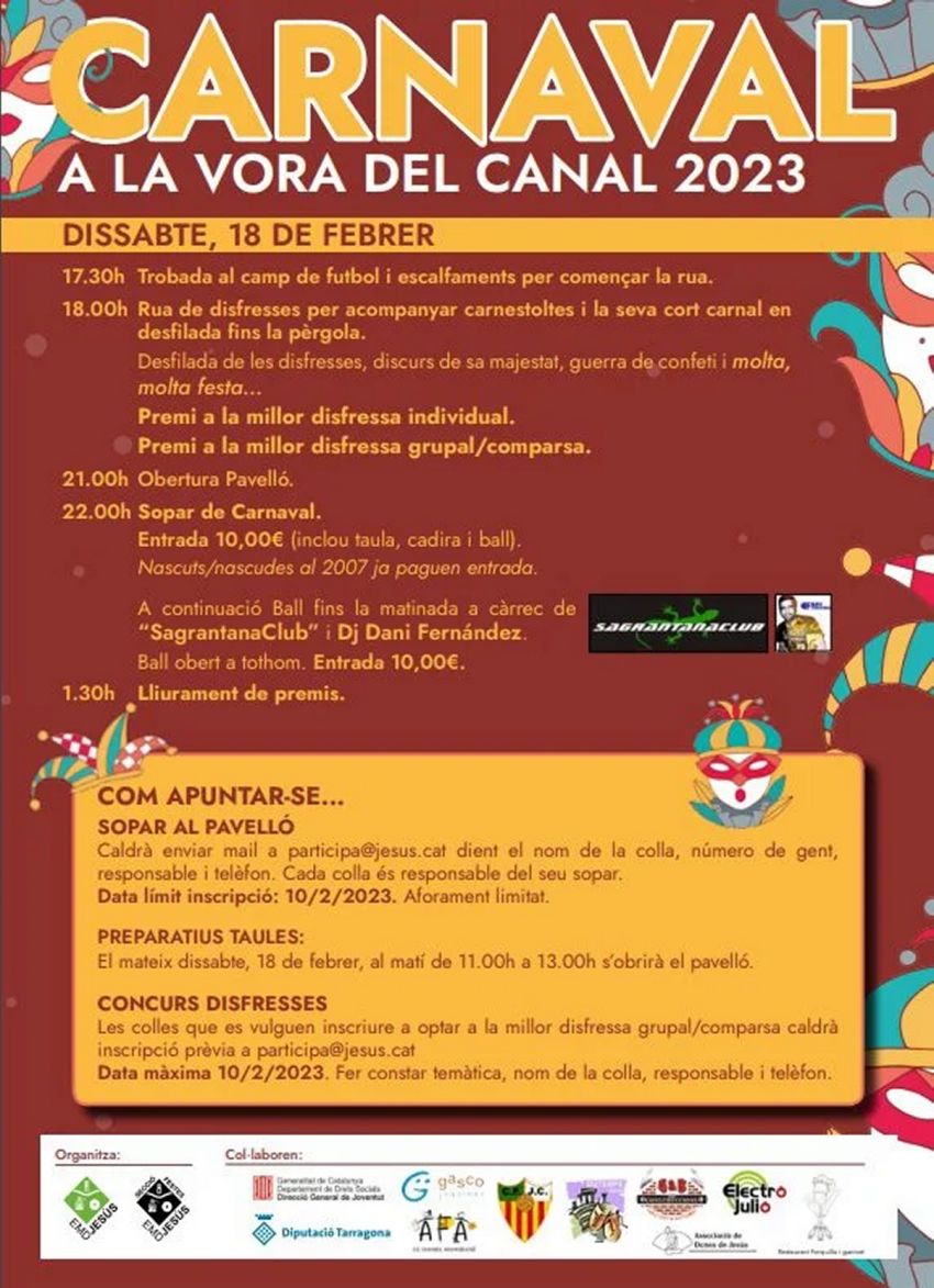 Carnaval A la vora del Canal - Jess 2023